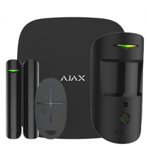 Kit Ajax Centrale allarme  HUB2 PlusN + Volumetrico con fotocamera + contatto + telecomando