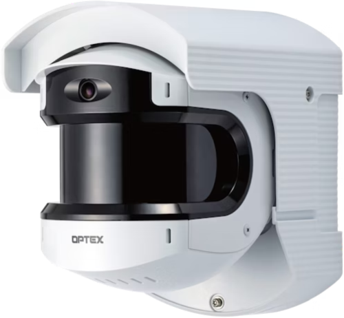 Sensore di sicurezza LiDAR lunga portata da esterno/interno, raggio 50 m, area 190°, conforme ONVIF