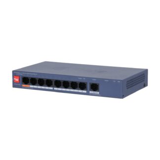 CS4009-8ET1GT-60 - Switch Cloud Managed desktop 9 porte, 8 PoE 10/100 Mbps (budget 60 W, Hi-PoE), 1 uplink - Dahua