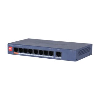 CS4009-8GT-60 - Switch Cloud Managed Gigabit a 9 porte, 8 PoE con budget 60 W totali, 1 uplink, gestione - Dahua