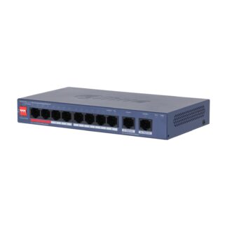 CS4010-8GT-110-V2 - Switch Cloud Managed Gigabit a 10 porte, 8 PoE con budget 110 W totali (802.3bt), 2 - Dahua