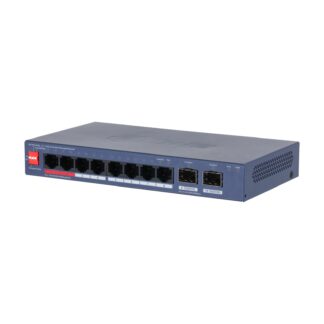 CS4210-8GT-110 - Switch Cloud Managed desktop 10 porte Gigabit, 8 PoE budget 110 W, 2 SFP uplink, gestione - Dahua