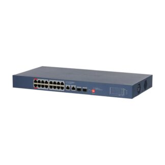 CS4220-16GT-190-V2 - Switch Cloud Managed desktop 20 porte Gigabit, 16 PoE budget 190 W, 2 uplink RJ45 + 2 - Dahua