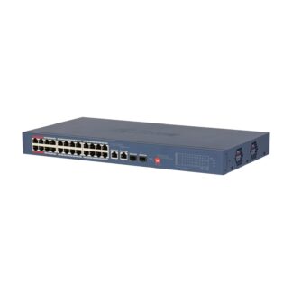 CS4226-24ET-240-V2 - Switch Cloud Managed desktop 26 porte, 24 PoE 10/100 Mbps, budget PoE 240 W, 2 combo - Dahua