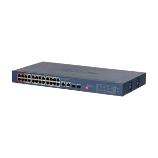 CS4228-24GT-375-V2 - Switch Cloud Managed 28 porte Gigabit, 24 PoE budget 375 W, 2 uplink Gigabit + 2 SFP - Dahua