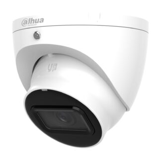 HAC-HDW1500TLM-A-S3 - Telecamera eyeball HDCVI Starlight 5 MP, ottica fissa 2,8 mm, IR fino a 30 m, microfono, IP67 - Dahua