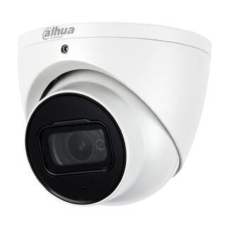 HAC-HDW2802T-A-S2 - Telecamera eyeball HDCVI 8 MP 4K Starlight, ottica fissa 2,8 mm, IR 60 m, WDR 120 dB, microfono, IP67 - Dahua