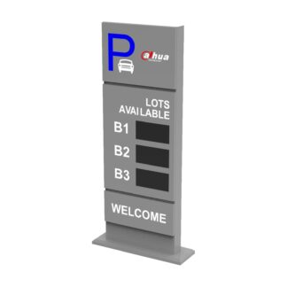 IPMPGI-231AB - Pannello LED parking spot da esterno, 3 layer da 4 cifre (12 totali), IP54, 3 porte RJ45, alimentazione 100–240 Vac - Dahua