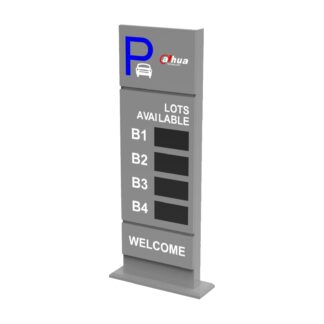 IPMPGI-241AB - Pannello LED da esterno per il conteggio dei posti auto, 4 layer da 4 cifre, 4 porte RJ45, IP54, alimentazione 100–240 Vac - Dahua