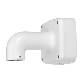 PFB302S - Staffa a parete per telecamere, alluminio, bianca, 134×134×188 mm, portata 4 kg, filettatura G1 1/2 e G3/4 - Dahua