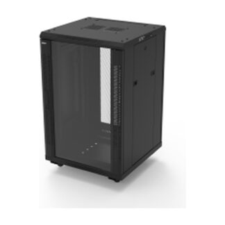 PFC200D-18U6D - Armadio rack 19 pollici 18U, profondità 600 mm, acciaio, portata statica 500 kg, porta in vetro, ruote orientabili - Dahua