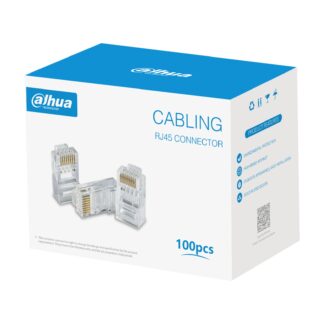 PFM976-531 - Connettore RJ45 per cavo UTP CAT5E, corpo in policarbonato, contatti in ottone placcati oro, confezione da 100 pezzi - Dahua