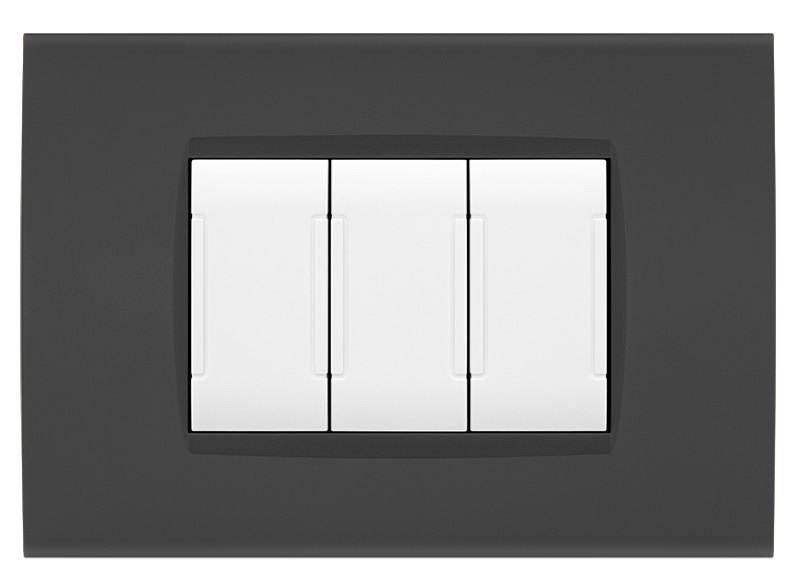 Mapam Placca Soft Art 4P Antracite