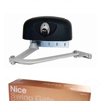 HY7024 - Motoriduttore per cancelli a battente Hyppo 7000 (ante fino a 3m), irreversibile 24 Vdc, con encoder magnetico - Nice
