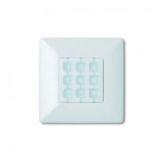 WSW - Placca a parete quadrata, bianco (NiceWay Opla) - Nice