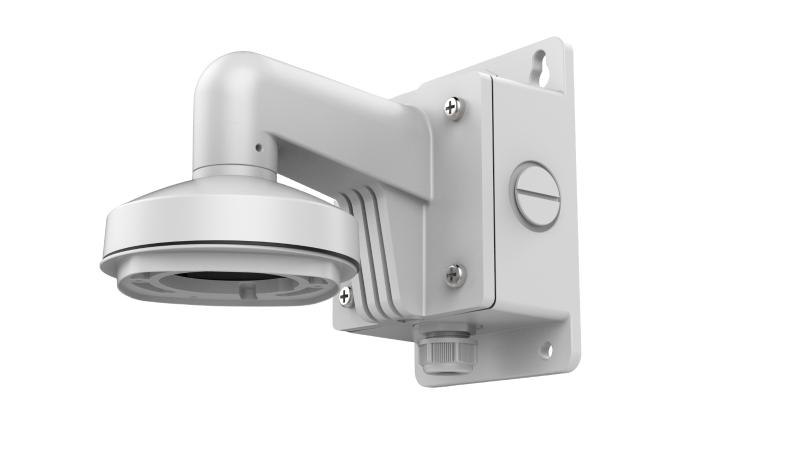 HIKVISION Supporto da parete in lega di alluminio bianco con scatola di giunzione 123x180x223 mm, peso 1225 g